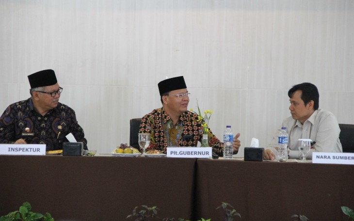 Plt Gubernur Bengkulu Rohidin Mersyah Hadir Dalam Sosialisasi Peraturan Gubernur Bengkulu Nomor 47 Tahun 2017 Tentang Pengendalian Gratifikasi di Lingkungan Pemerintah Provinsi Bengkulu