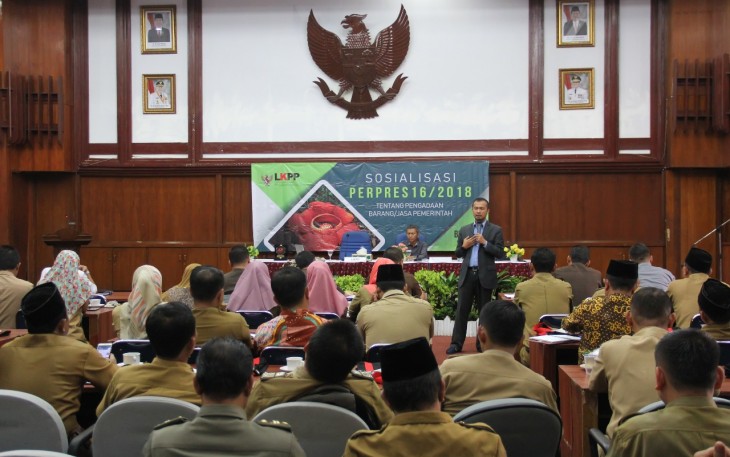 Pembukaan Sosialisasi Perpres No 16 tahun 2018