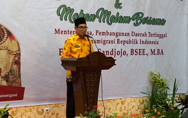 Ramah Tamah-Sambutan Direktur Jendral Pembangunan Daerah Tertinggal (Dirjen PDT) Samsul Widodo.