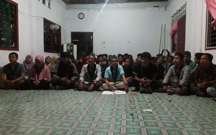 Selingkung Komisariat HMI se Kota Bengkulu menggelar konferensi pers di Sekretariat HMI Cabang Bengkulu pasca aksi yang berakhir ricuh di depan Kantor DPRD Provinsi Bengkulu