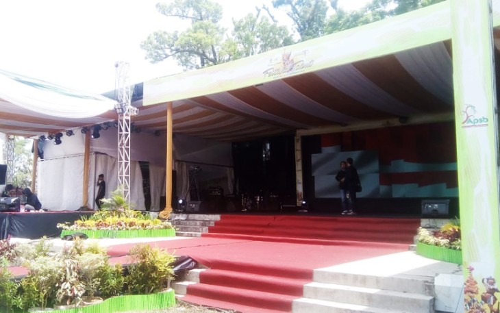 Panggung Open Ceremony Festival Tabut Bengkulu