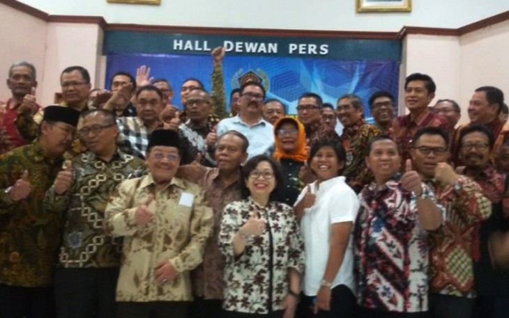 Pengurus PWI Pusat yang baru PERS