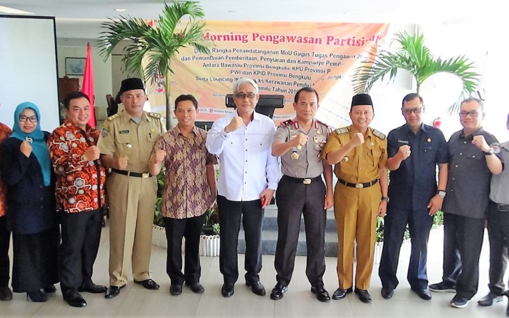 Bawaslu Lakukan MoU Gugus Tugas Pengawasan Pemilu 2019