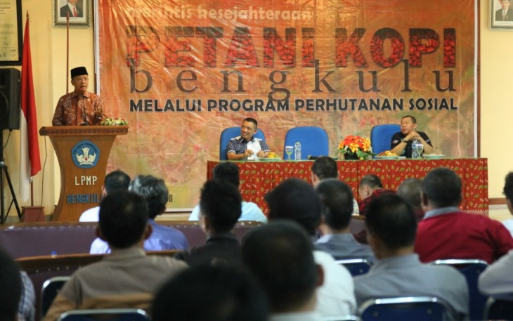 Rapat Kerja AEKI bersama STAB di Aula LPMP Bengkulu
