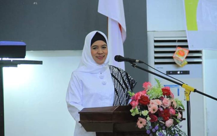 Ketua TP PKK Provinsi Bengkulu Derta Wahyulin Rohidin