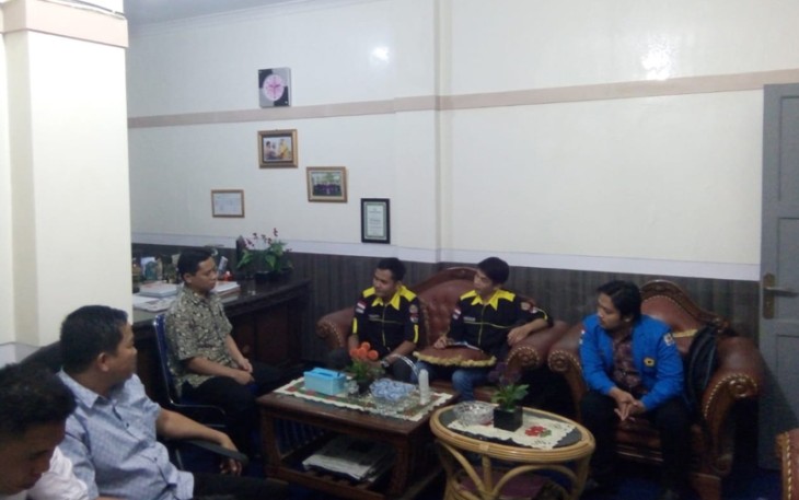 Audiensi Aliansi BEM Nusantara bersama Ketua KPU Provinsi Bengkulu