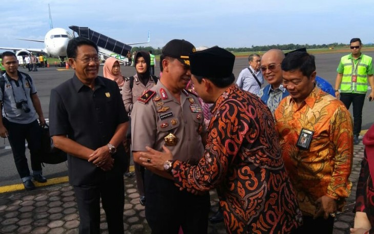 Wakil Walikota Sambut Kedatangan Kapolda Bengkulu
