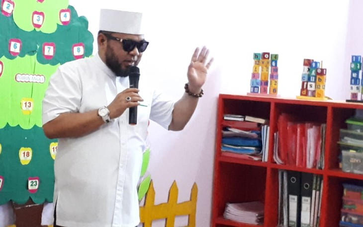 Walikota Bengkulu Helmi Hasan saat meresmikan Gedung Baru PAUD IT Al Hasanah