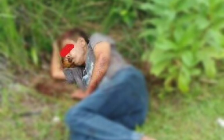 RM saat ditemukan warga 