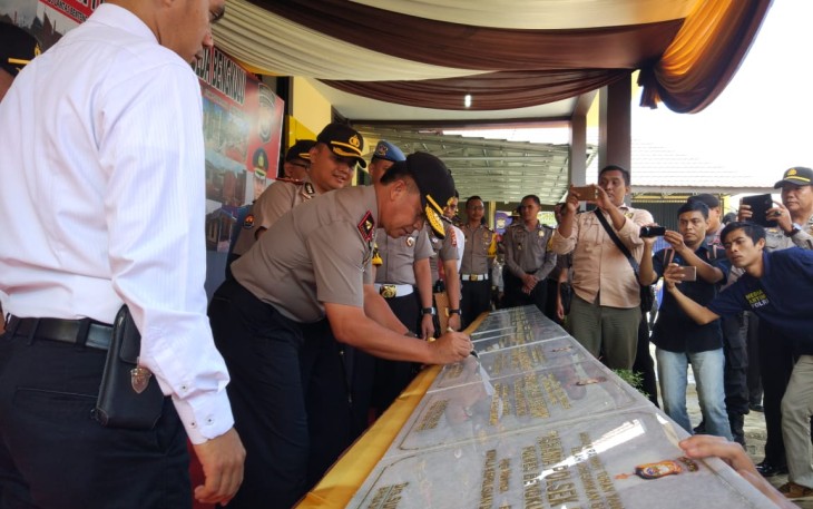 Kapolda Bengkulu Resmikan 11 Bangunan Polres Bengkulu Utara
