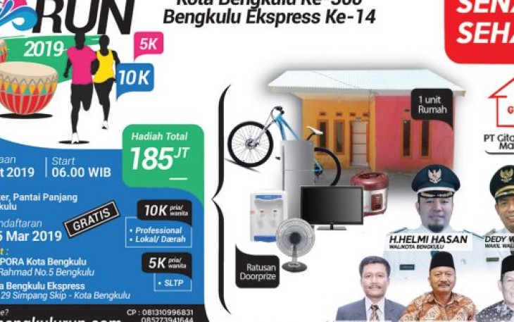 Bengkulu RUN 10 K dan 5 K