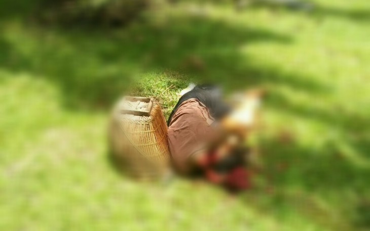 Korban saat ditemukan dalam keadaan tewas bersimbah darah