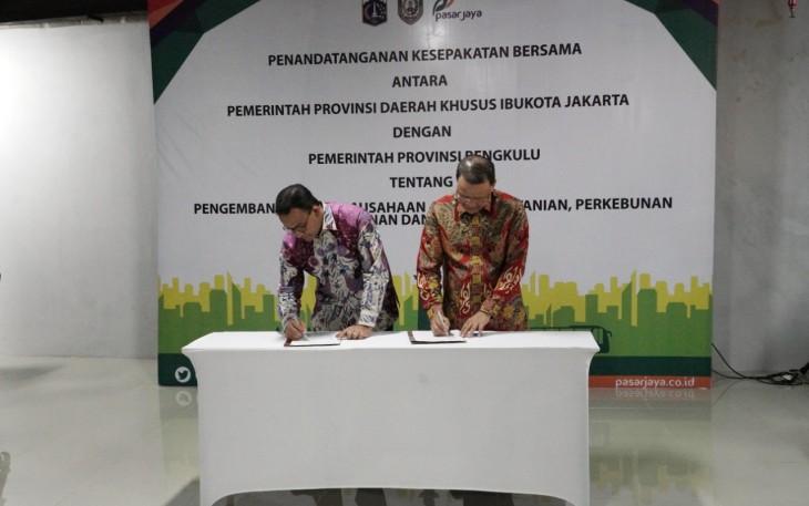 Pemprov Bengkulu dan DKI Jakarta Teken MoU Pengembangan Sektor Unggulan