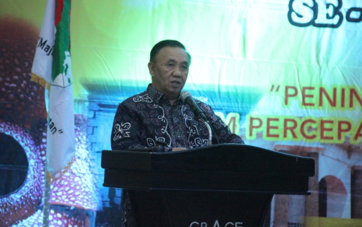 Sekretaris Daerah Provinisi Bengkulu Nopian Andusti Dalam Rapat Teknis-Rapat Koordinasi Gubernur Se-Sumatera tahun 2019