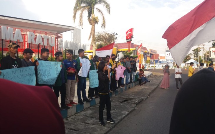 Untuk Indonesia Bersatu, Mahasiswa Bengkulu Serukan Persatuan Bangsa