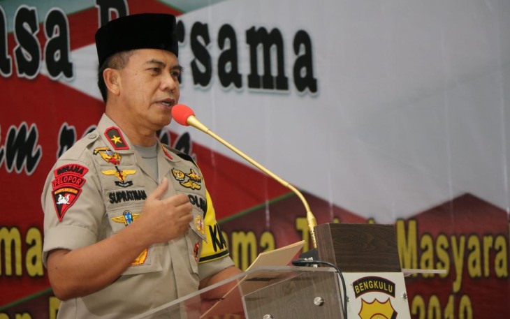 Kapolda Bengkulu Brigjen Pol Supratman