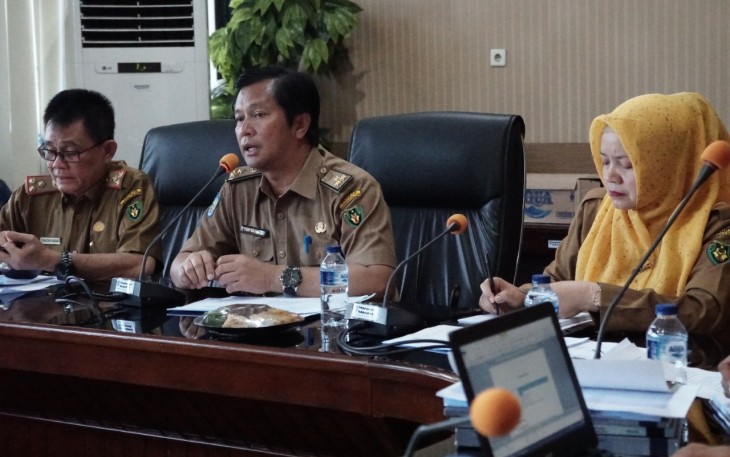 Sekretaris Daerah Bengkulu Selatan Yudhi Satria MM Pimpin Rapat 