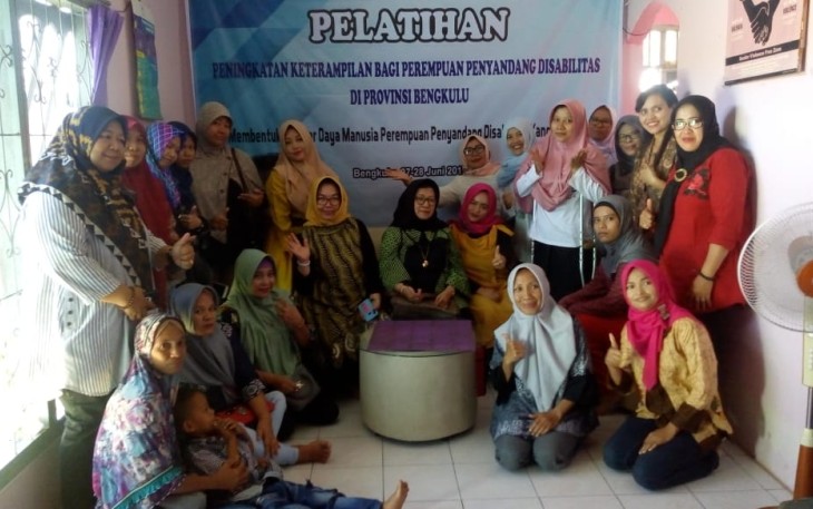 Koalisi Perempuan Indonesia Bengkulu Adakan Pelatihan Peningkatan Keterampilan Bagi perempuan Penyandang Disabilitas