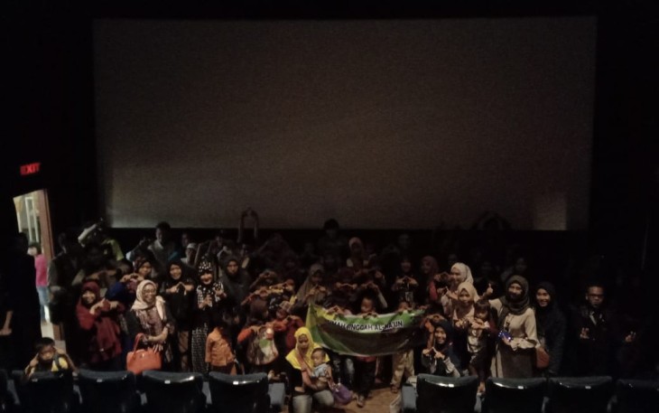 Anak-Anak Binaan Rumah Singgah Al Ma'un Nonton Bareng Film Edukasi