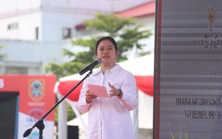 Menteri Koordinator Pembangunan Manusia dan Kebudayaan Republik Indonesia Puan Maharani