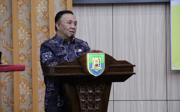 Sekretaris Daerah Nopian Andusti Buka secara Resmi Rapat Kerja Satgas Saber Pungli Se Provinsi Bengkulu 