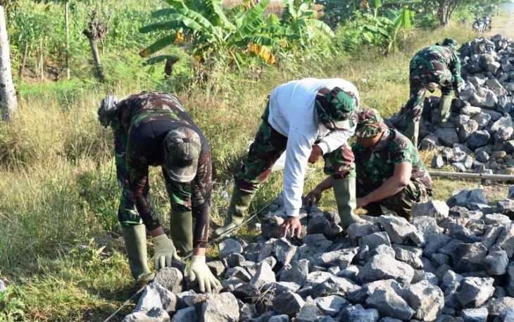 Program TMMD ke 15 Kodim 0712/Tegal Desa Jatimulya Kecamatan Suradadi