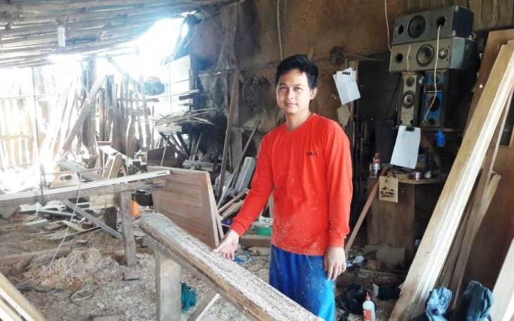 Rasaka pegrajin kusen yang menatap berkah kehadiran TMMD Tegal