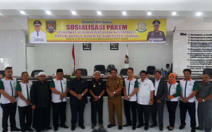 Plt Bupati Asahan Buka Sosialisasi Pakem untuk Kadus se-Kabupaten Asahan