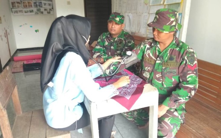 Posko Kesehatan TMMD 