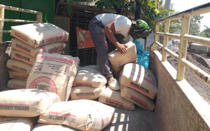Material Utama Terus Digelontor ke Lokasi TMMD