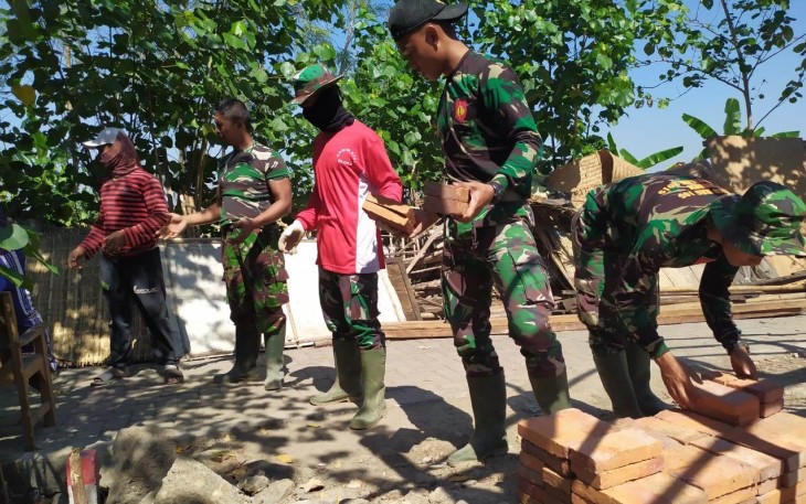 Metoda "Banjar Dowo" Cukup Ampuh Ringankan Pekerjaan di Lokasi TMMD