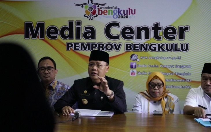 Gubernur Bengkulu Rohidin Mersyah 