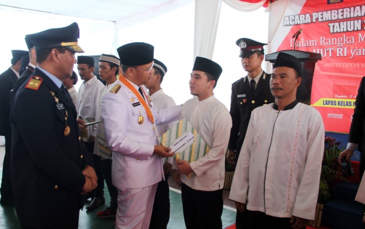 1493 Narapidana Lapas Bengkulu Dapat Remisi