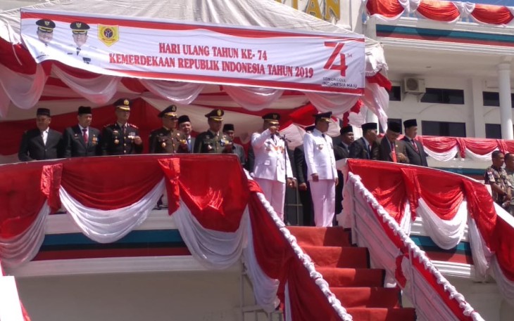HUT Ke-74 RI Kabupaten Labusel Dihadiri Dandim 0209/LB