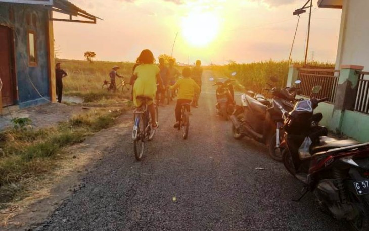 Menikmati Sunset dan Mulus Hasil Karya TMMD
