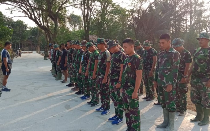Apel Satgas TMMD Kronjo di Lokasi TMMD