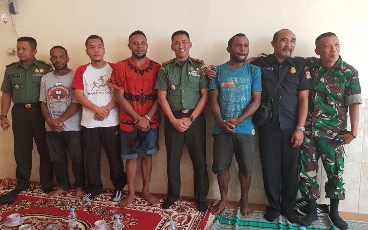 Dandim/JT Bersama Mahasiswa Papua di Jakarta