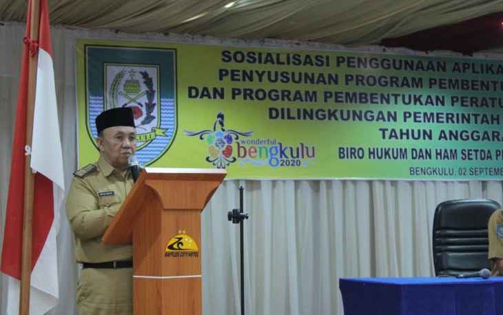Sekretaris Daerah Provinsi Bengkulu Nopian Andusti 