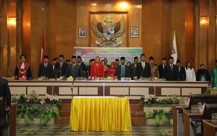 45 Anggota DPRD Asahan Dilantik