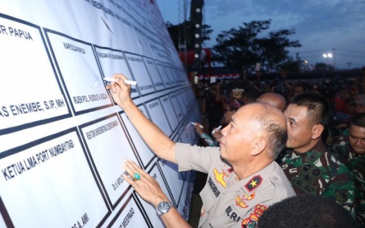Warga Jayapura Sepakat Bangun Kota Bersama
