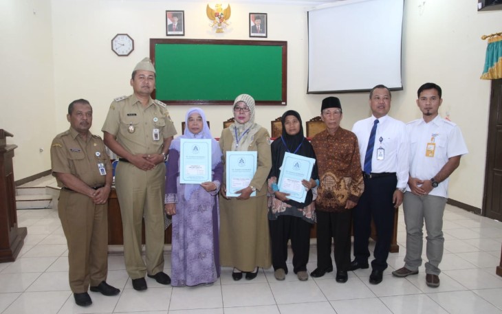 Para Pensiunan ASN di Kabupaten Brebes Terima Parimarma