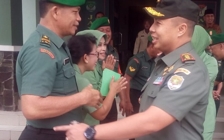 Koramil 702/Pondok Gede Dapat Kunjungan Istimewa Dandim 0507/Bekasi