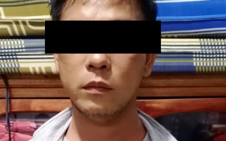 CN pemilik sabu saat diamankan