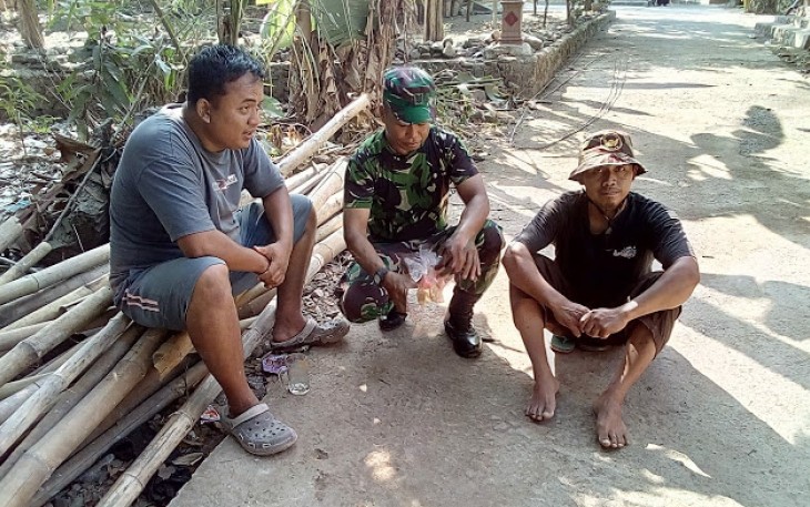 Serka Sukito Selaku Babinsa Desa Nengahan Koramil 18 Bayat Kodim 0723 Klaten 