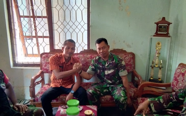 Danramil Bayat Selalu Jalin Hubungan Baik Dengan Kepala Desa Wilayah Binaannya