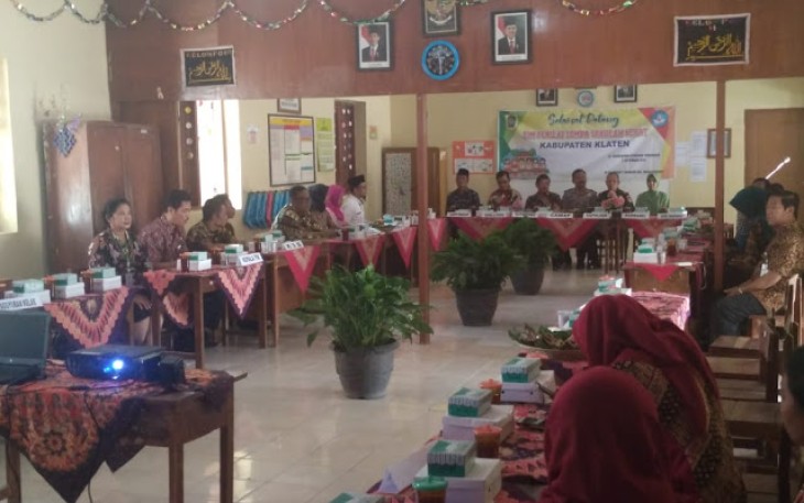 Danramil Manisrenggo Saksikan Lomba Sekolah Sehat Tingkat SD Negeri Nansri