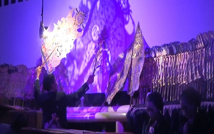 Ki Dalang Sigit mainkan lakon Banjaran Kokrosono dalam Wayangan HUT TNI