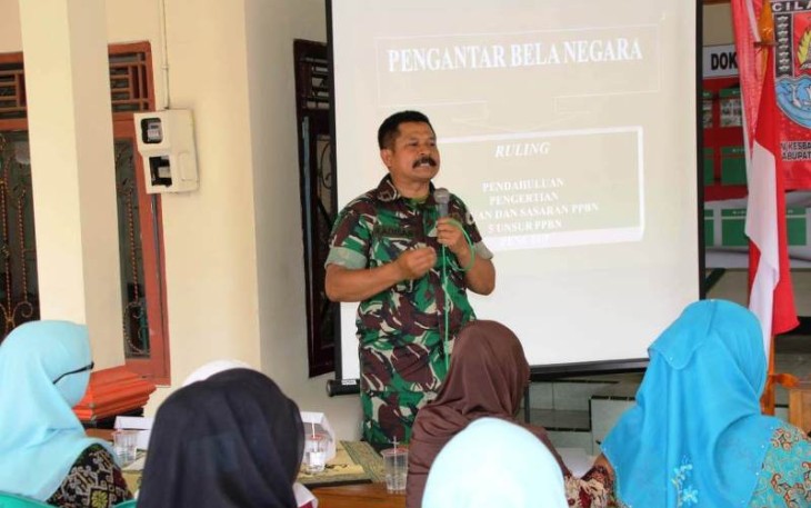 Puluhan Masyarakat Cilibang Dibekali 5 PPBN Di Non Fisik TMMD Reguler Cilacap