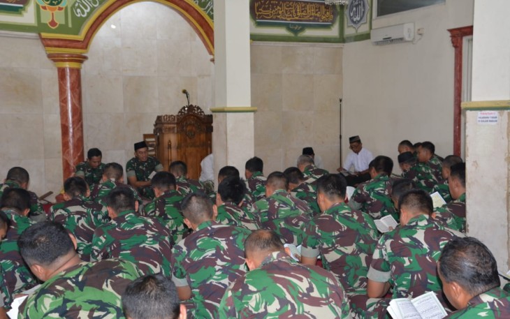 Korem 052/WKR Gelar Doa Bersama