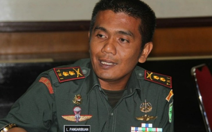 Dandim 1709/YAWA Letkol Inf Leon Pangaribuan